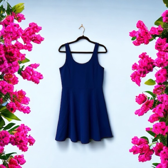 Divided by H&M Royal Blue Skater Dress - Picture 12 of 12